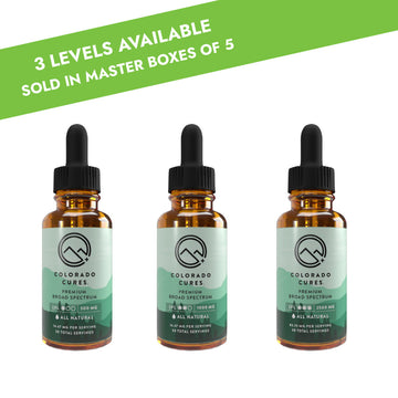 All Natural Broad Spec Tinctures - 5 Count Master Box