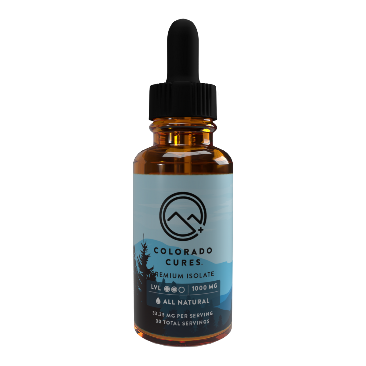 All Natural CBD Isolate Tinctures - 5 Count Master Box