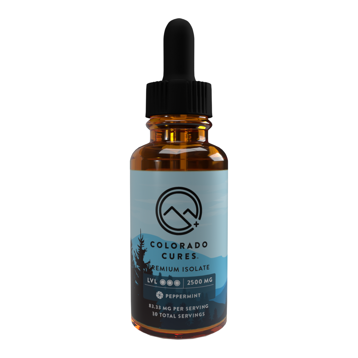 Peppermint CBD Isolate Tinctures - 5 Count Master Box