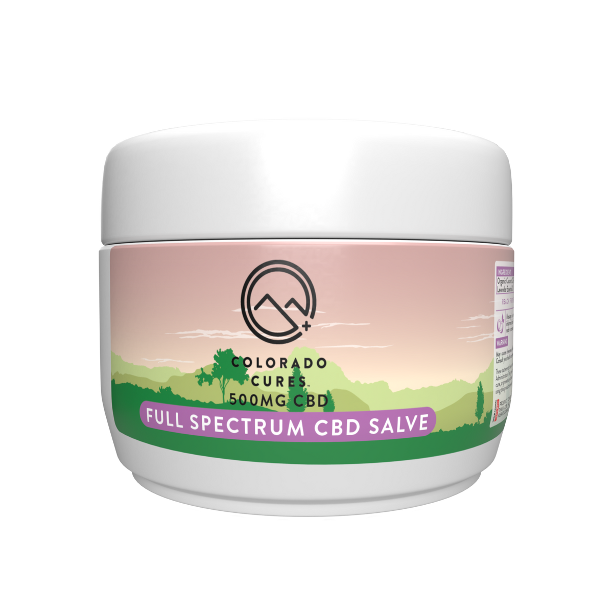 Coconut Salve Unscented 500mg 4oz Jars - 5 Count Master Box