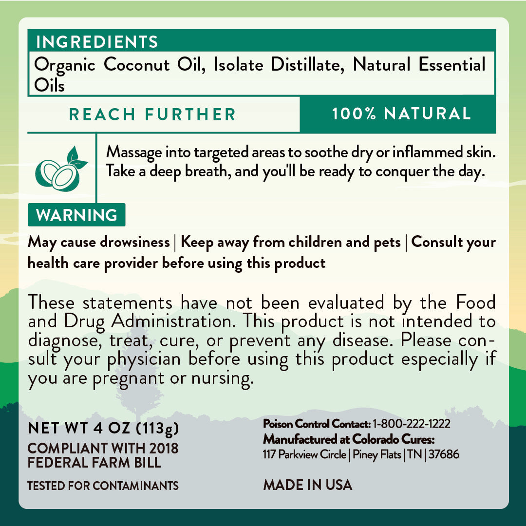 Coconut Salve Unscented 500mg 4oz Jars - 5 Count Master Box