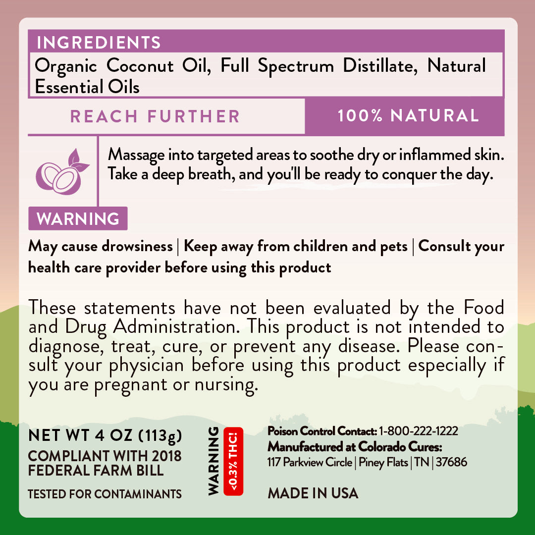 Coconut Salve Unscented 500mg 4oz Jars - 5 Count Master Box