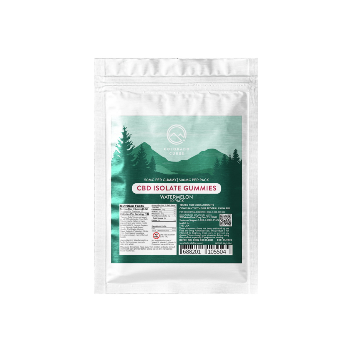 CBD Isolate Gummies - 5 Count Master Box